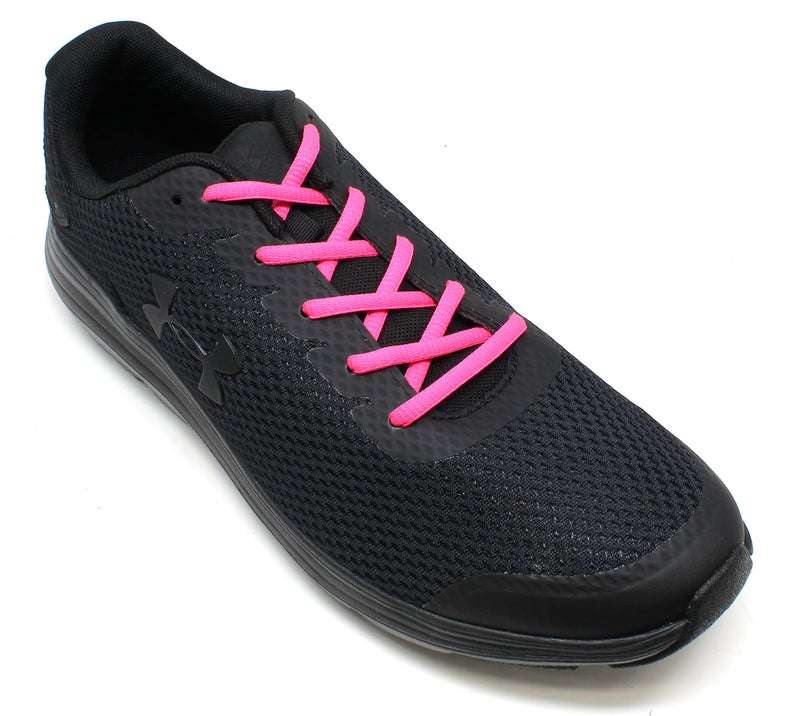 BCB Wear Oval Athletic Shoelaces 1/4" Thick Solid Colors for All Shoes Several Lengths (Hot Pink-54) - Image 2